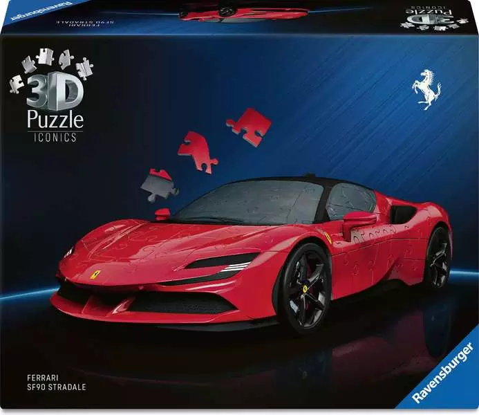 Ravensburger Iconics Ferrari Stradale 108 Piece 3D Jigsaw Puzzle - Image 2