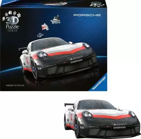 Ravensburger Iconics Porsche GT3 Cup 108 Piece 3D Jigsaw Puzzle - Image 2