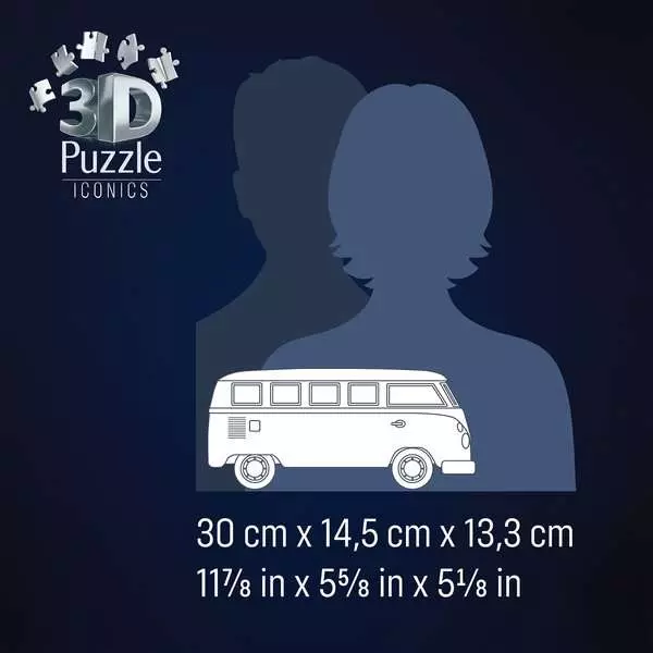 Ravensburger Iconics Volkswagen T1 162 Piece 3D Jigsaw Puzzle - Image 6