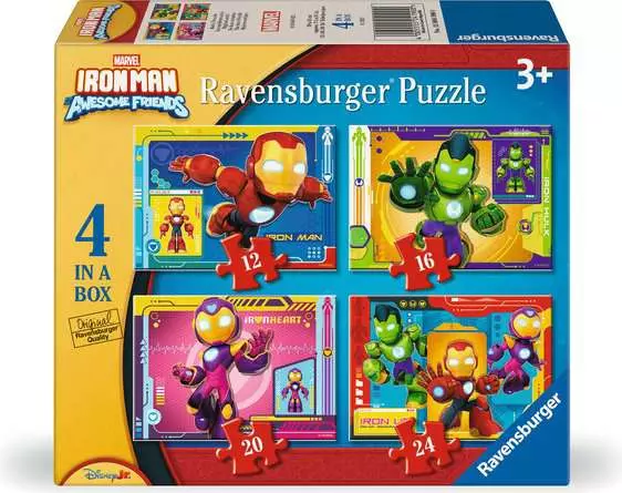 Ravensburger Iron Man & Friends 4 in a box Jigsaw Puzzle