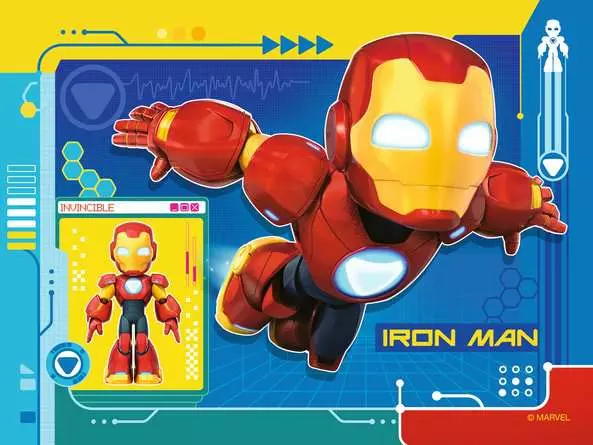 Ravensburger Iron Man & Friends 4 in a box Jigsaw Puzzle - Image 2