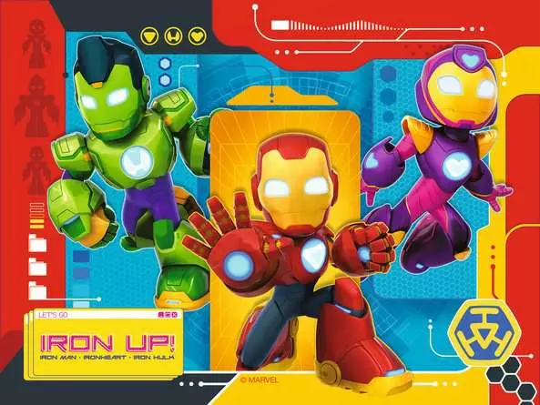 Ravensburger Iron Man & Friends 4 in a box Jigsaw Puzzle - Image 5