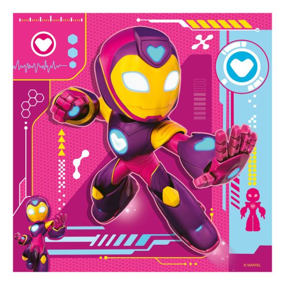 Ravensburger Iron Man & His Awesome Friends 3x49 Piece Jigsaw Puzzle - Image 3