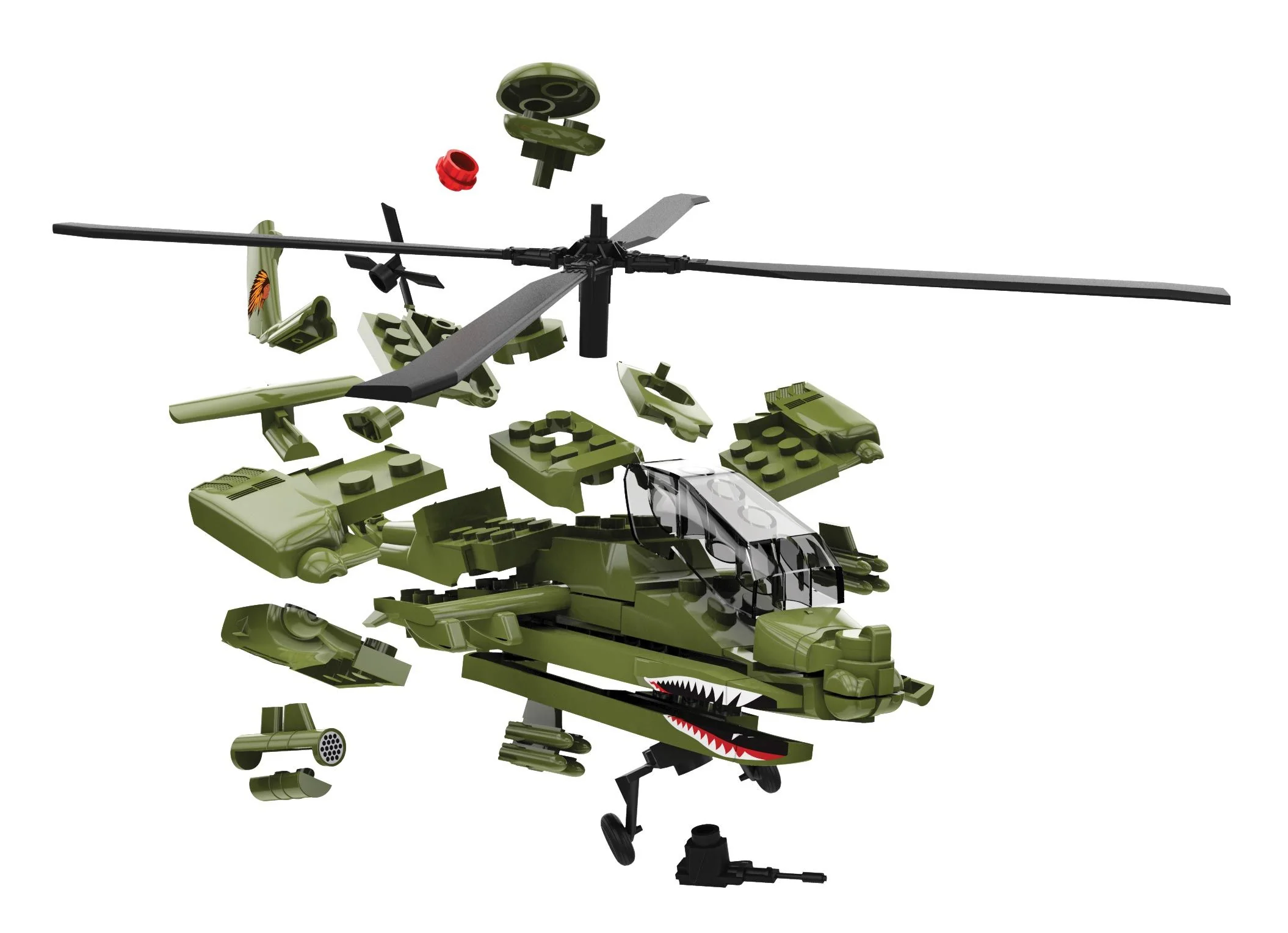 Airfix QUICKBUILD Apache - Image 5