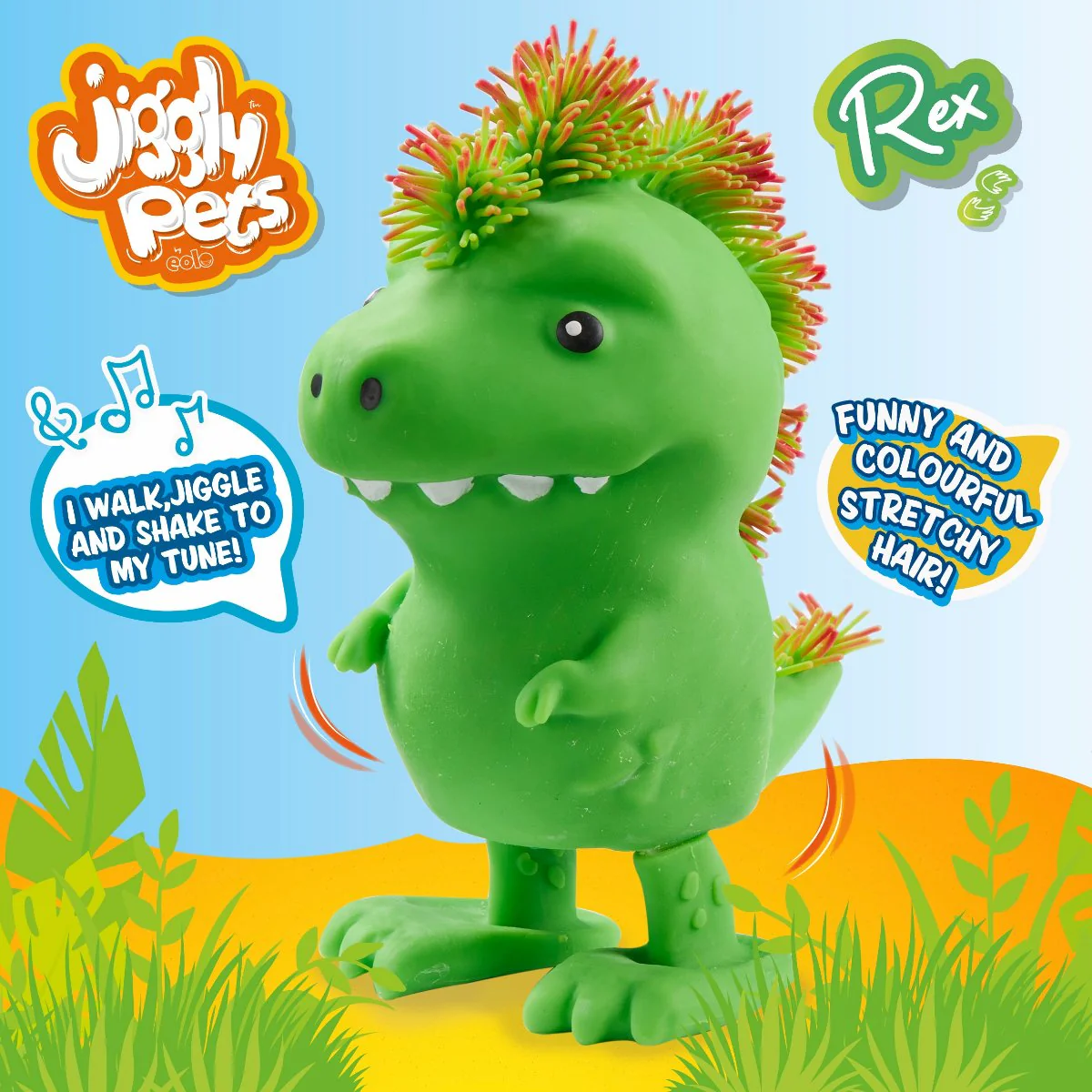 Jiggly Pets Rex The Dino - Image 3