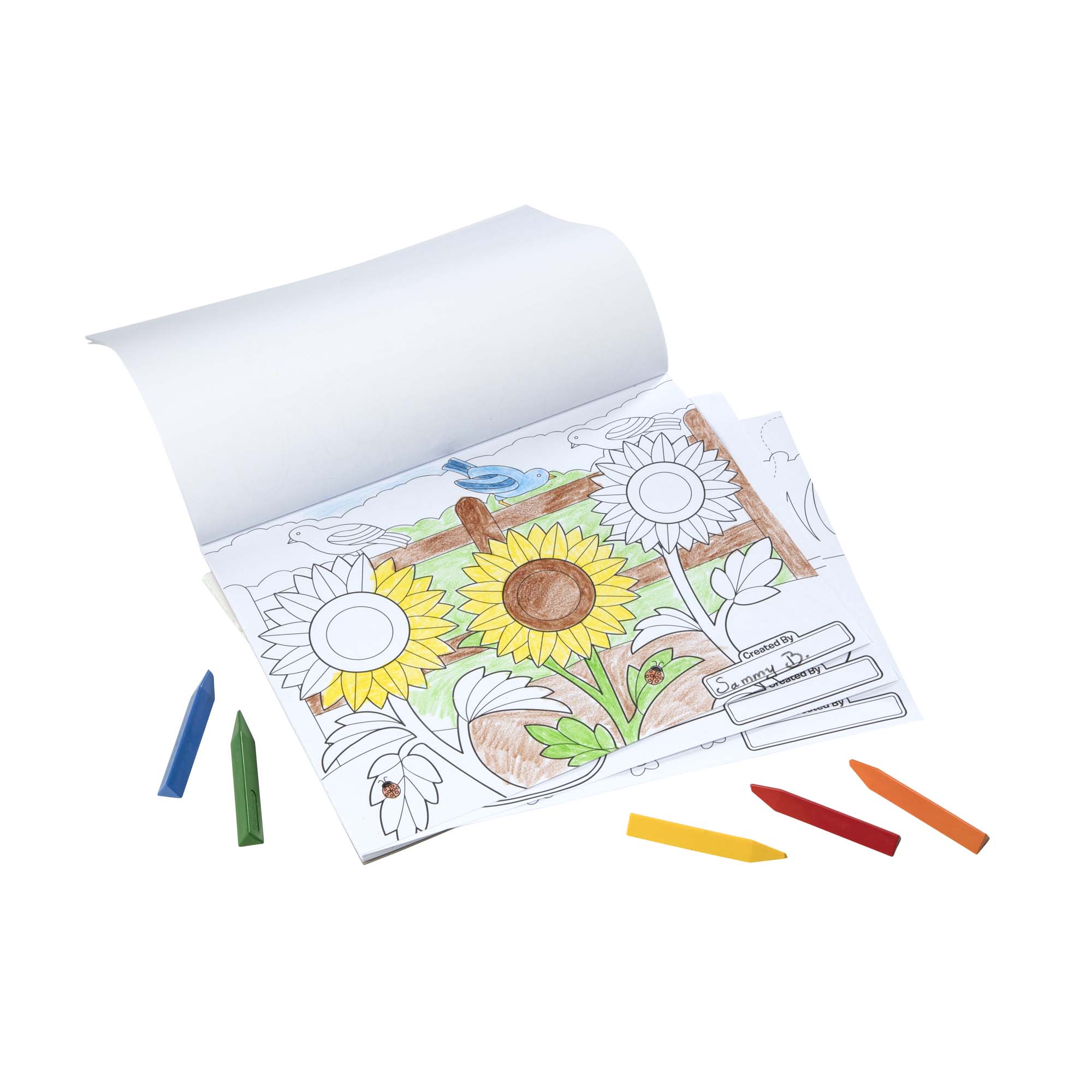 Jumbo Colouring Pad pink - Image 3