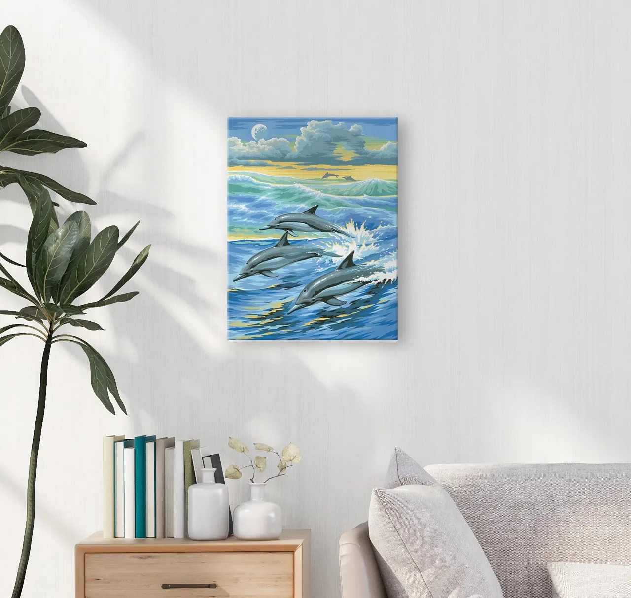 Junior Painting By Numbers Dolphins - Image 5