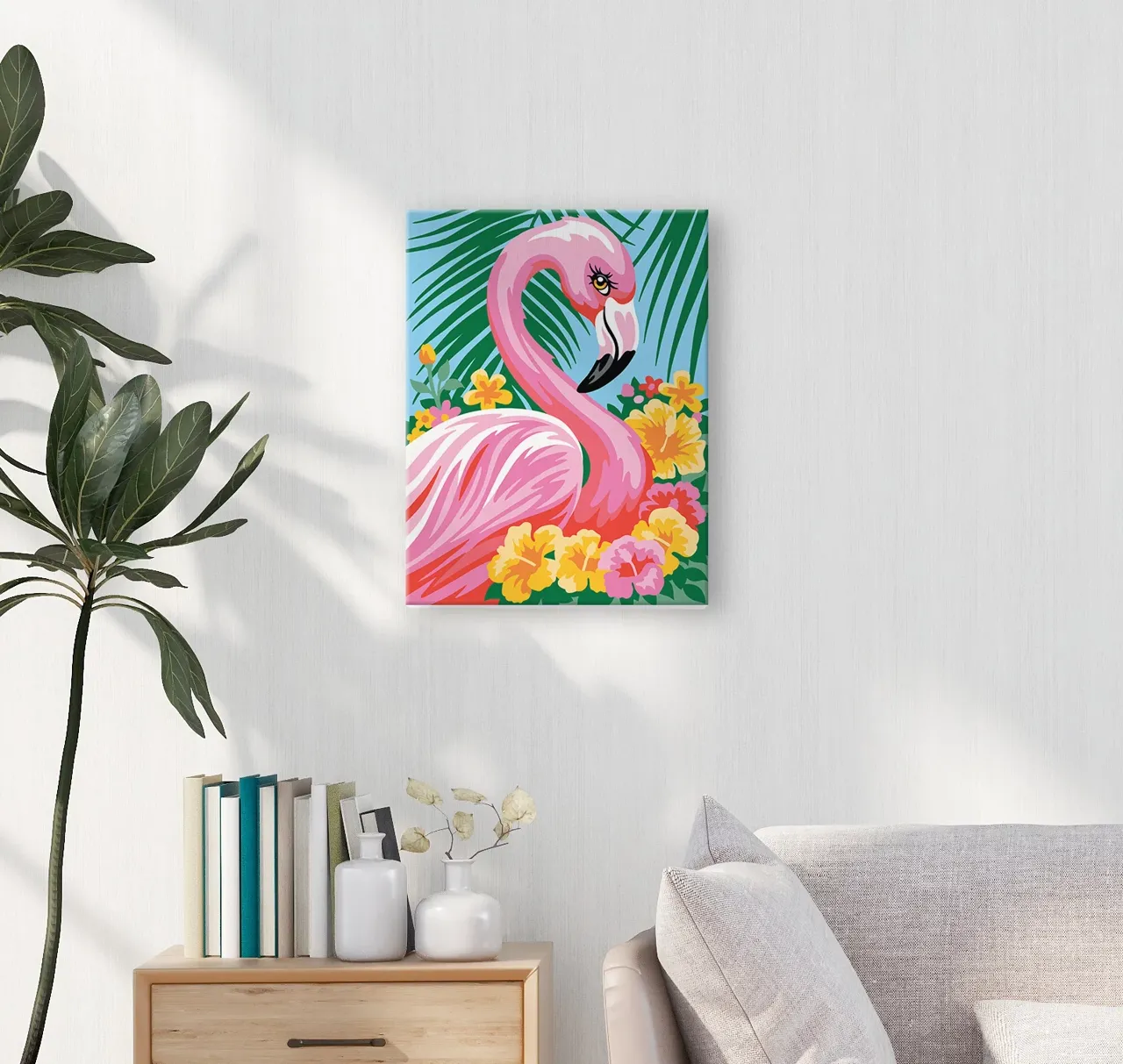 Junior Painting By Numbers Flamingo - Image 5