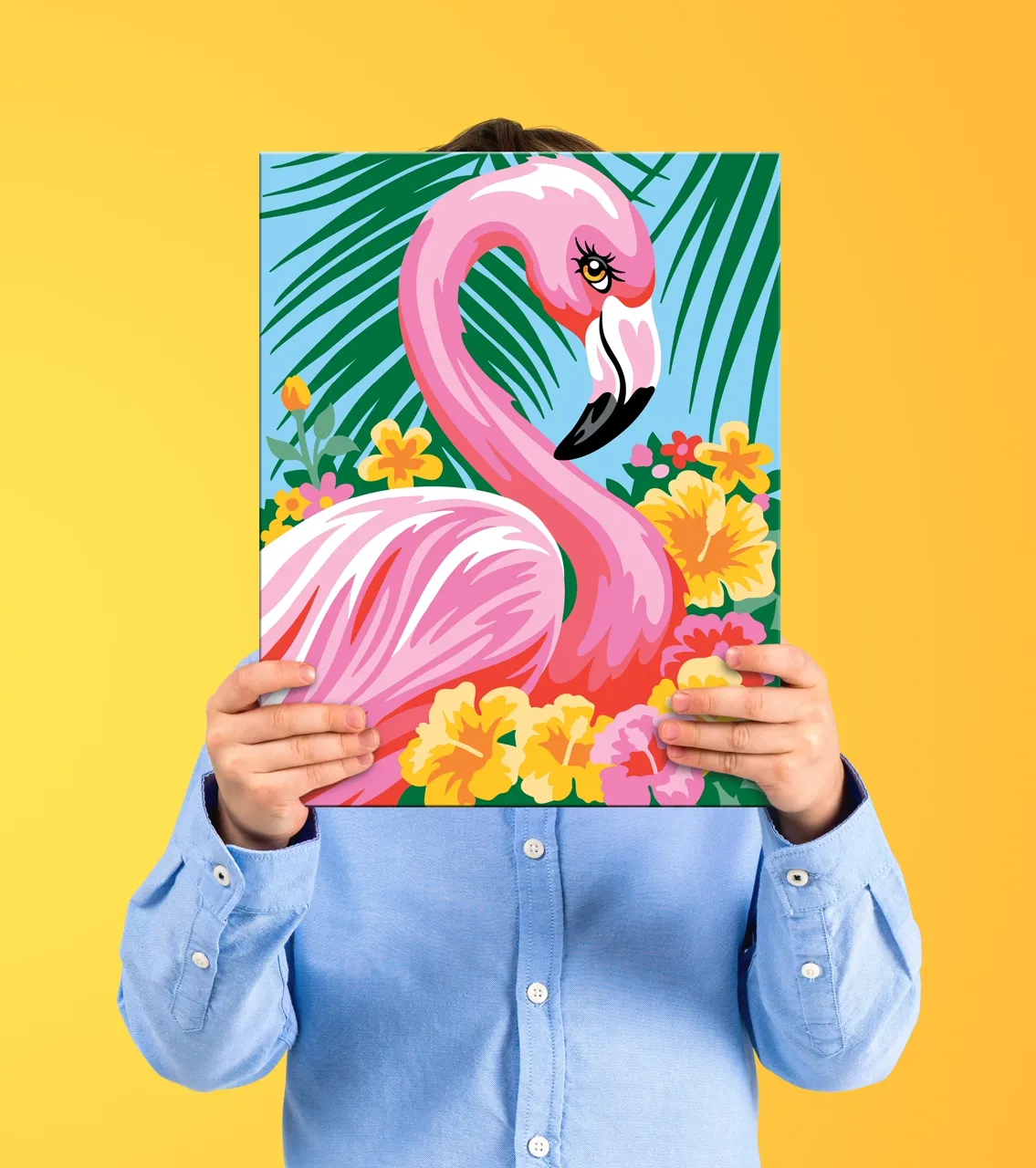 Junior Painting By Numbers Flamingo - Image 6