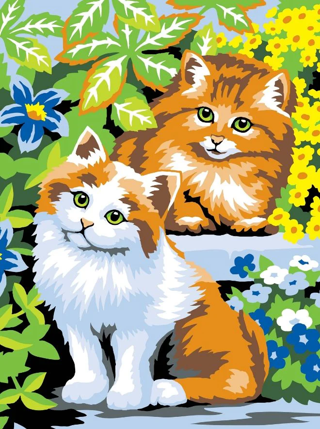 Junior Painting By Numbers Kittens - Image 2