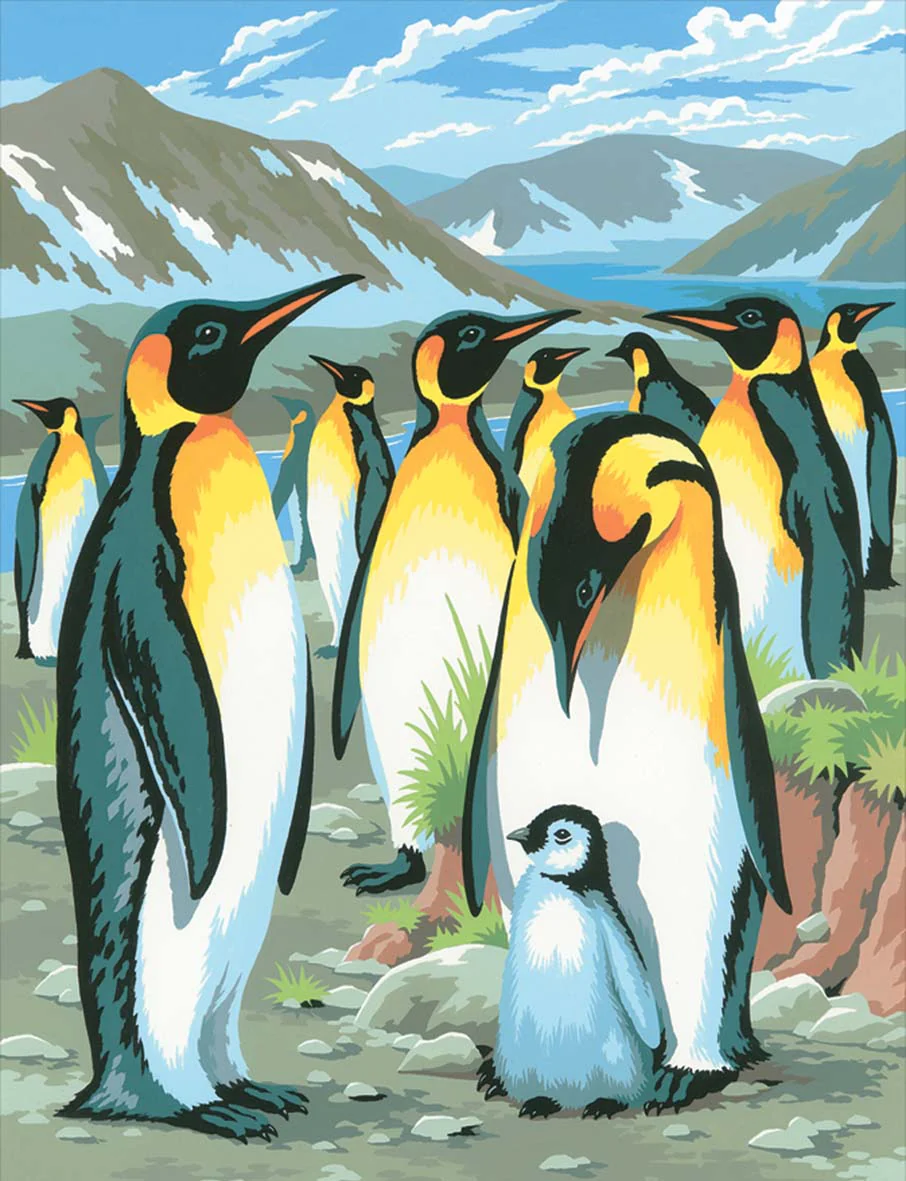 Junior Painting By Numbers Penguins - Image 2