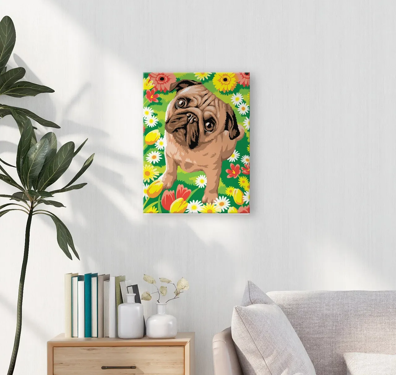 Junior Painting By Numbers Pug - Image 5