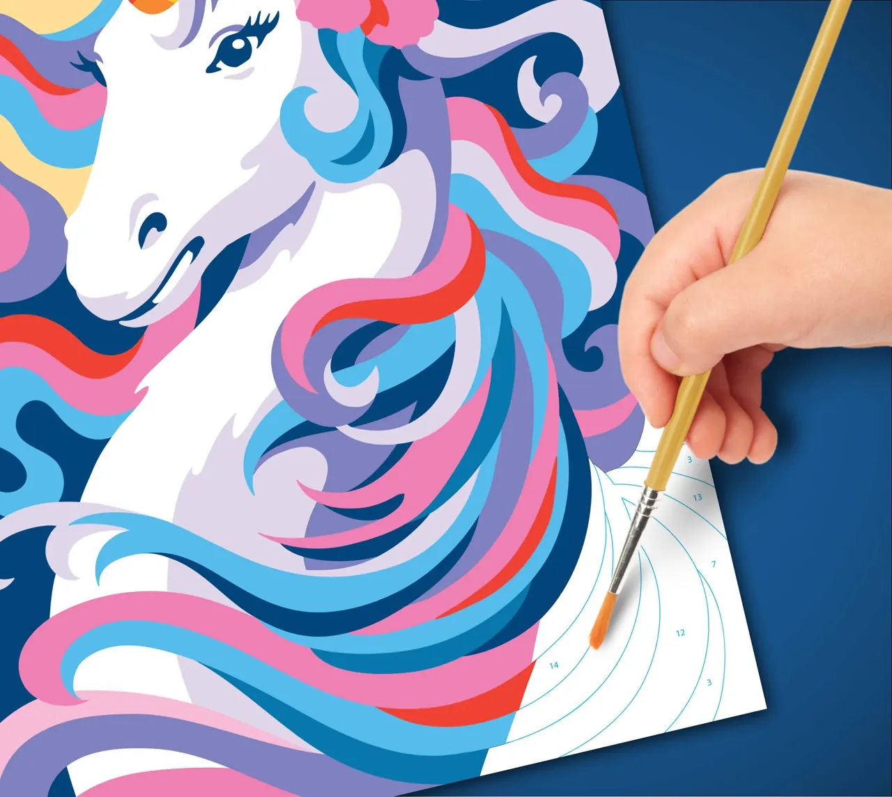 Junior Painting By Numbers Unicorn - Image 4