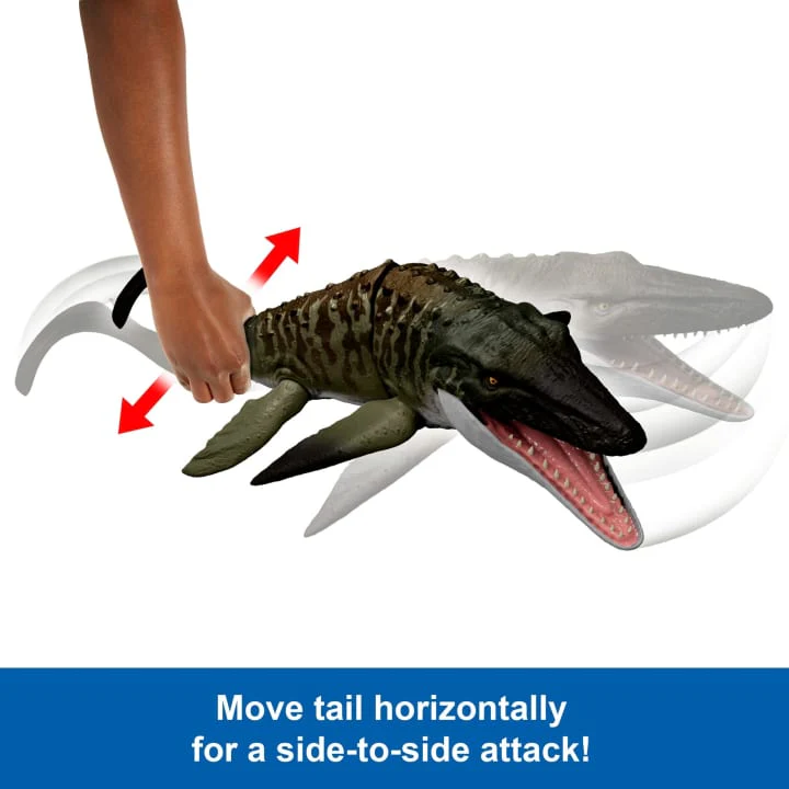 Jurrasic World Rebirth Bite N Blast Mosasaurus - Image 2