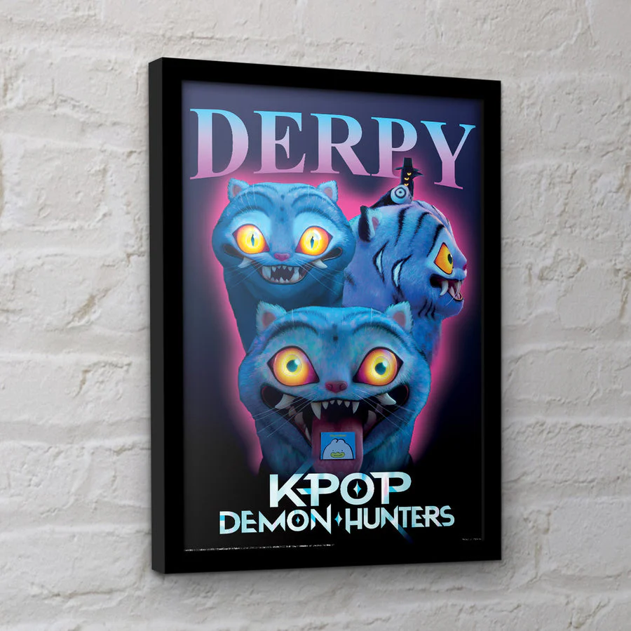 K-Pop Demon Hunters (Derpy) Framed Print - Image 2