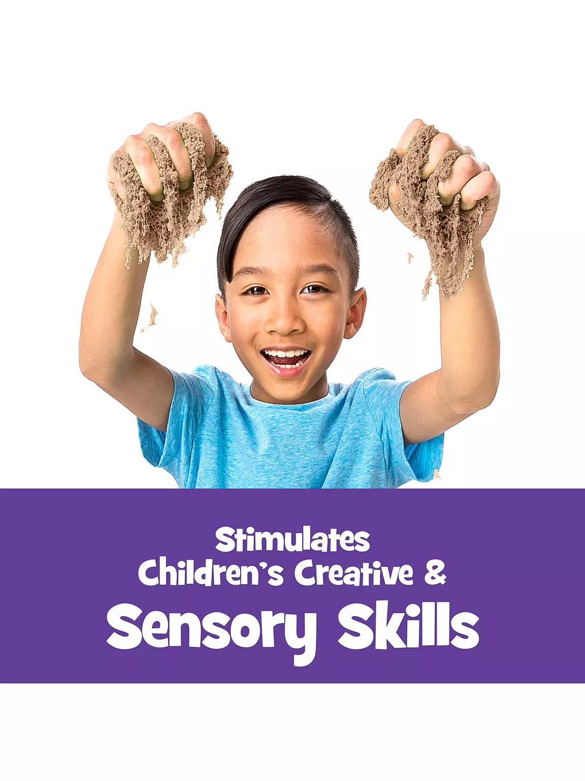 Kinetic Sand 2LB Brown Sand Bag - Image 4