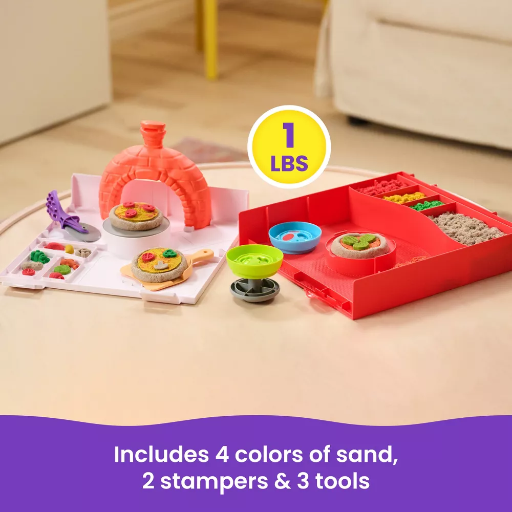 Kinetic Sand Squish Pizza - Image 6
