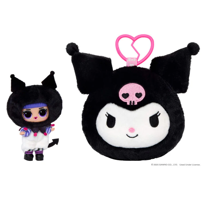LOL Surprise Loves Hello Kitty Reversible Plush Surprise with Matching LOL Doll - Image 3