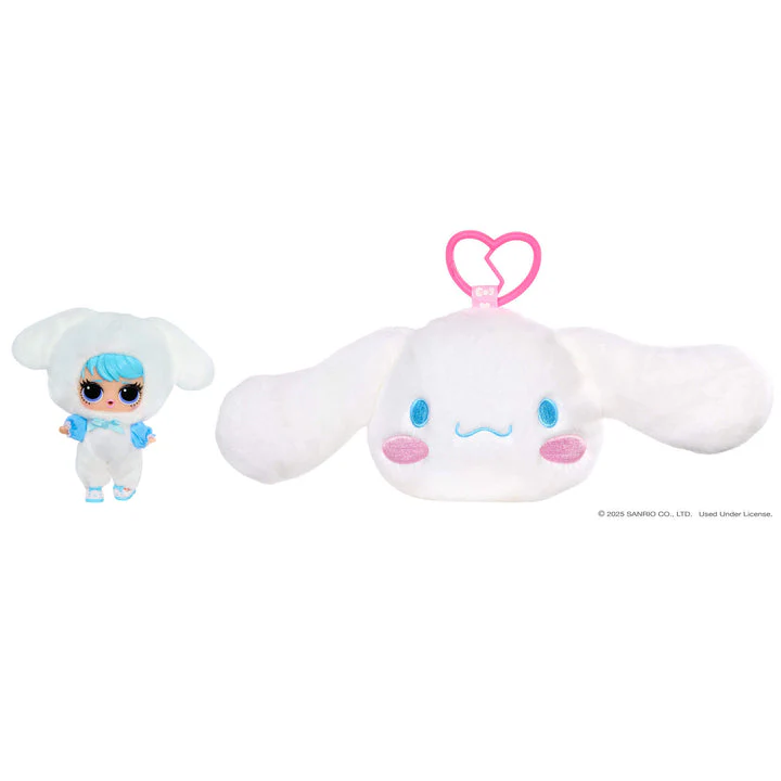 LOL Surprise Loves Hello Kitty Reversible Plush Surprise with Matching LOL Doll - Image 4