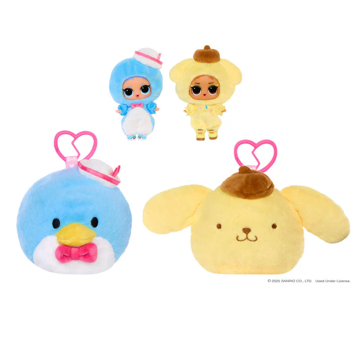 LOL Surprise Loves Hello Kitty Reversible Plush Surprise with Matching LOL Doll - Image 5