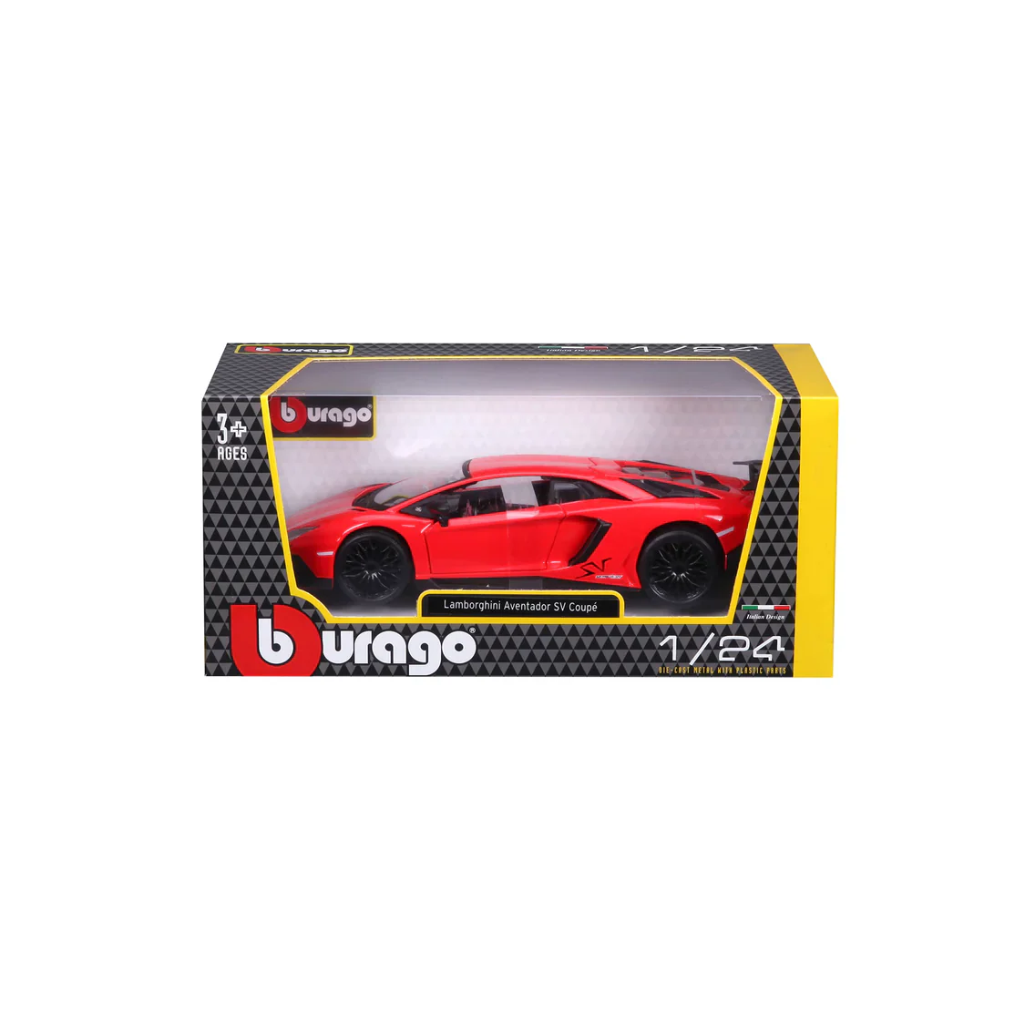 Burago Lamborghini Anventador Sv Coupe 1:24 Diecast Model Car - Image 2