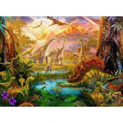 Ravensburger Land of the Dinosaurs 500 Piece Jigsaw Puzzle - Image 2