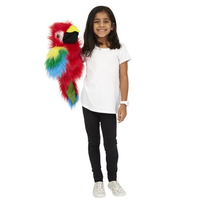 Large Birds Amazon Macaw Puppet - Image 2