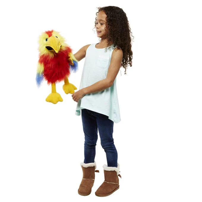 Large Birds Scarlet Macaw Puppet - Image 2