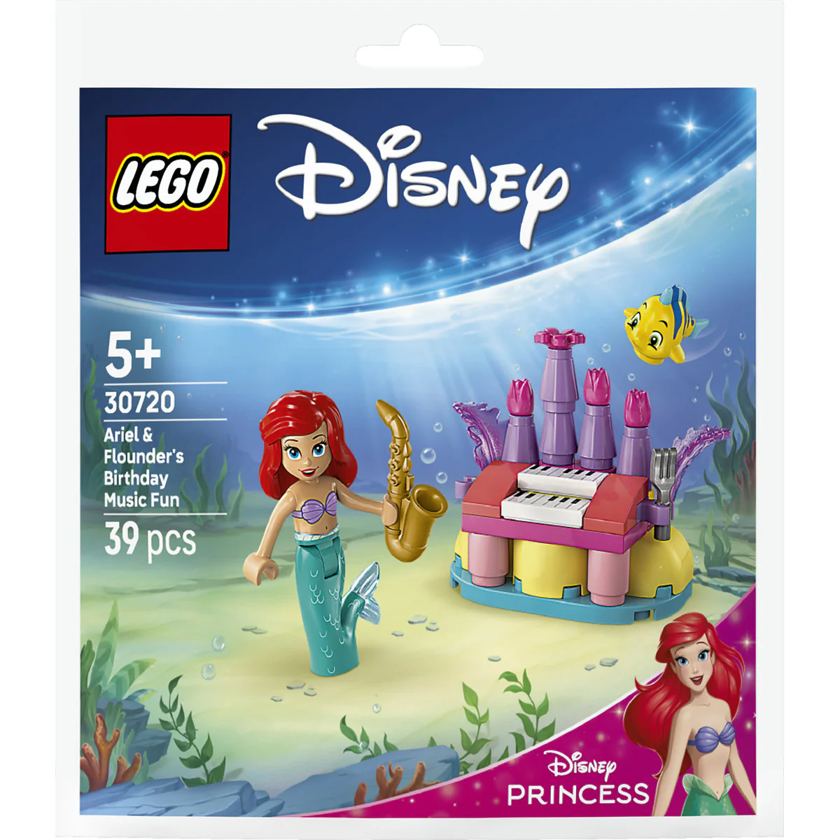 Lego Disney Ariel & Flounders Birthday Music Fun 30720 - Image 2