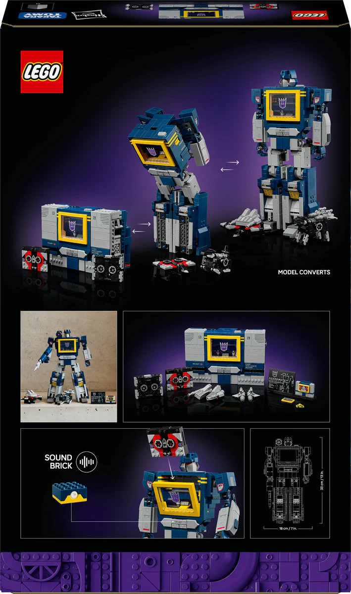 LEGO Icons Transformers: Soundwave Model Kit 10358 - Image 4
