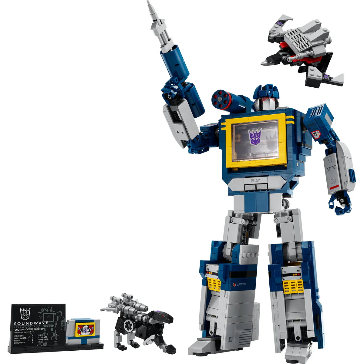LEGO Icons Transformers: Soundwave Model Kit 10358 - Image 5