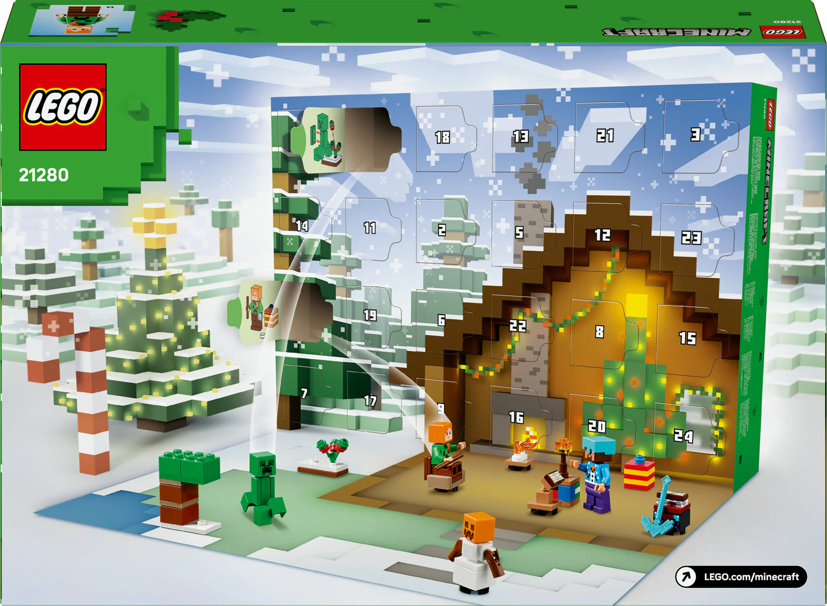 LEGO Minecraft Advent Calendar 2025 Toy 21280 - Image 4