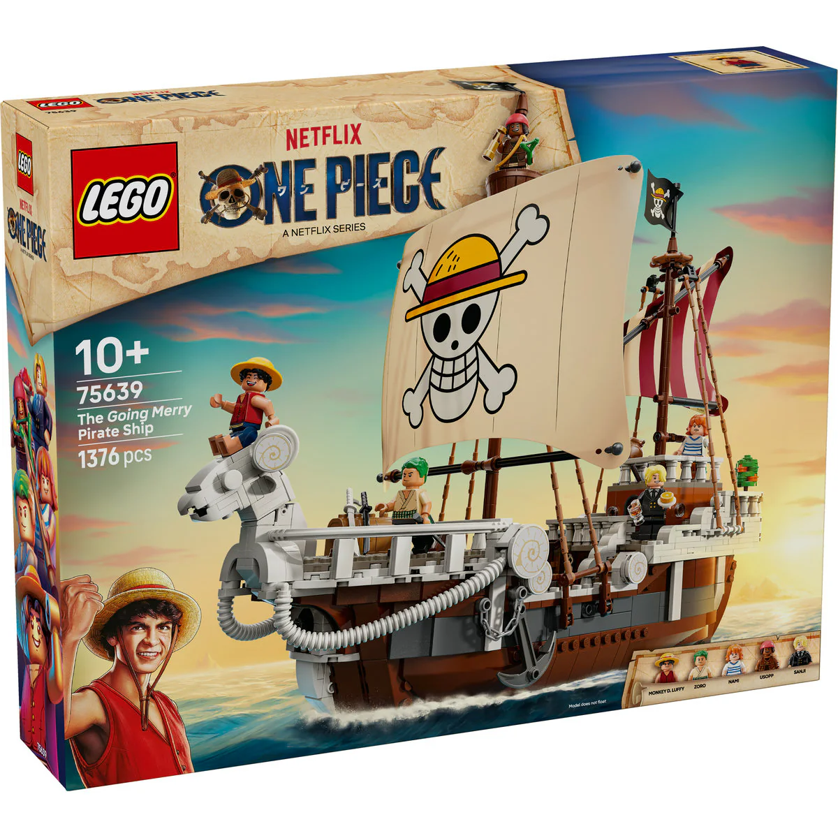 LEGO ONE PIECE The Going Merry Pirate Ship Toy 75639 - Image 2