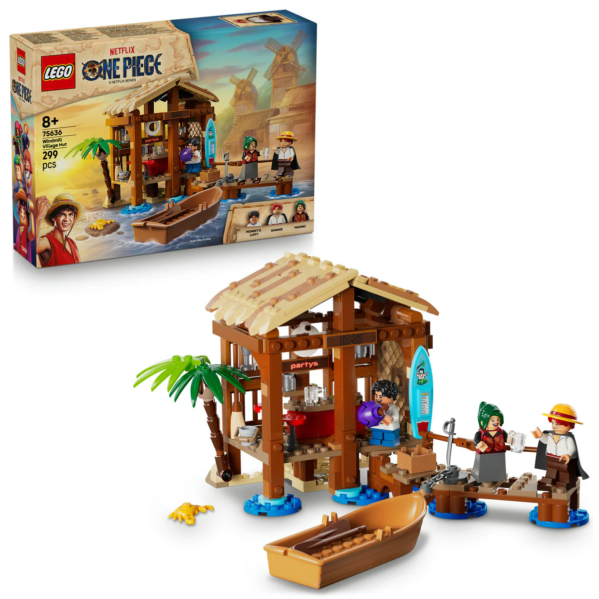 LEGO ONE PIECE Windmill Village Hut Toy 75636
