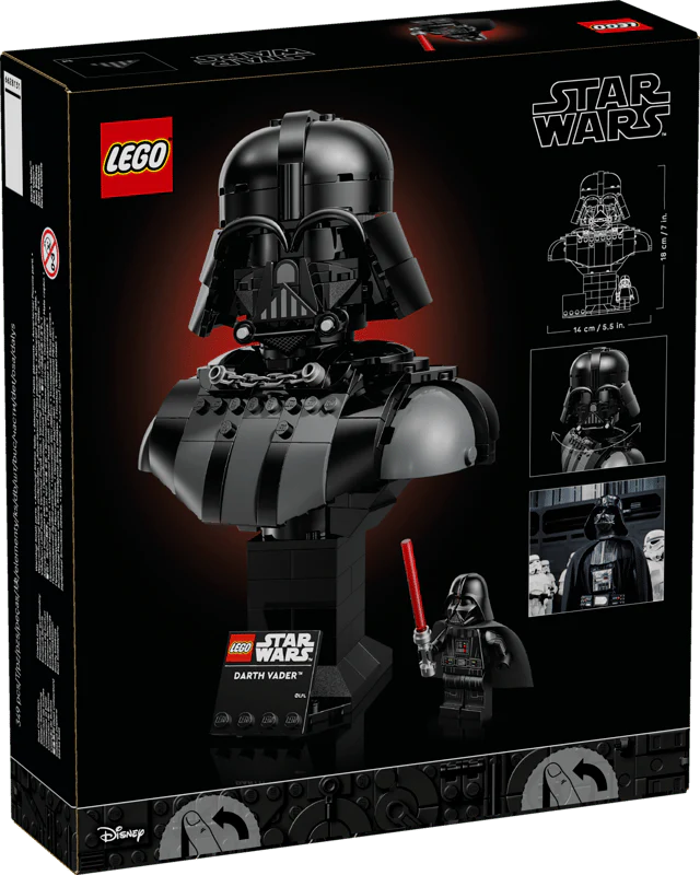 LEGO Star Wars Darth Vader™ Bust - Collectable Sci-Fi Building Set for Adults - 75439 - Image 6