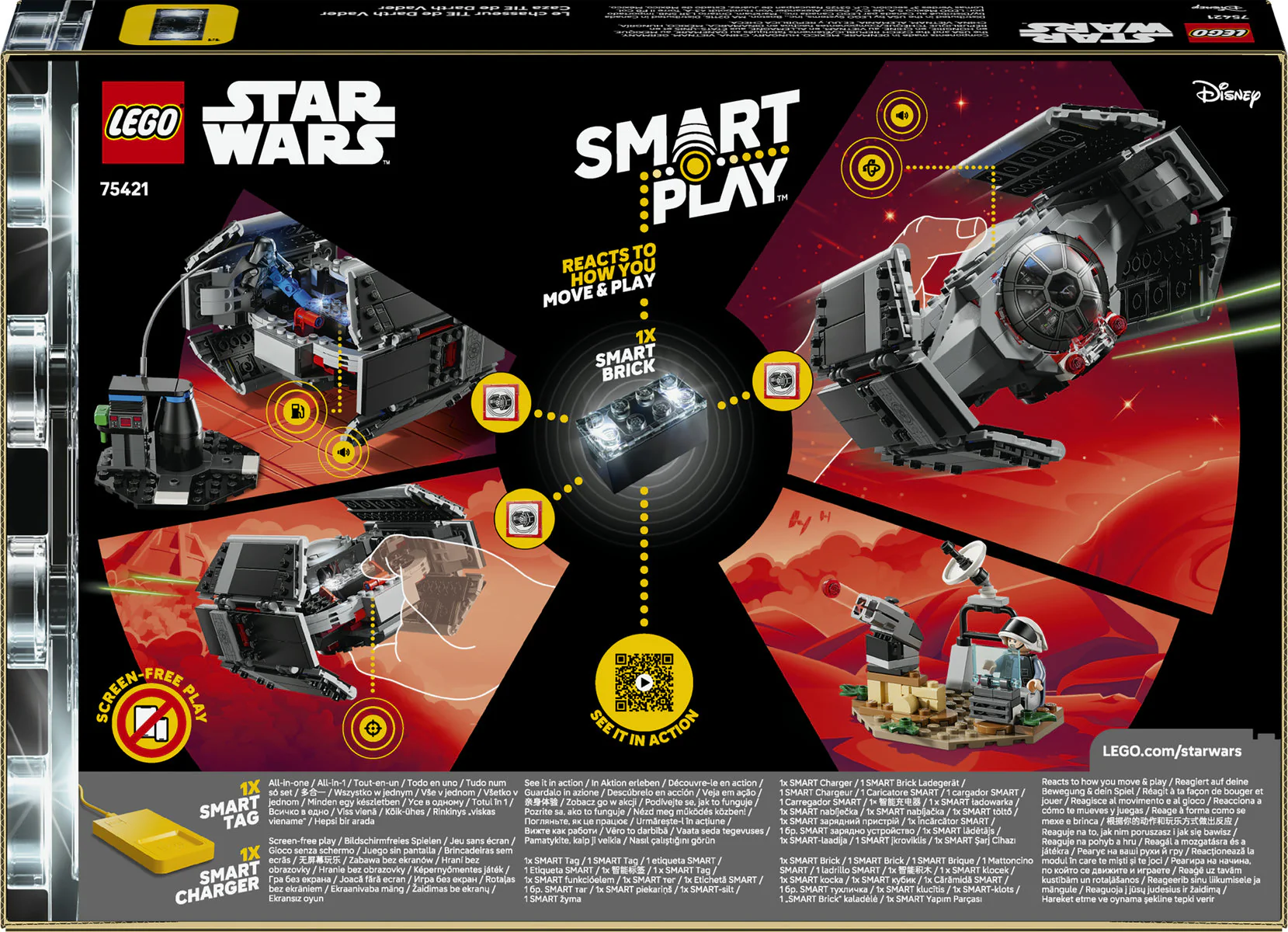 LEGO Star Wars SMART Play: Darth Vader’s TIE Fighter 75421 - Image 4