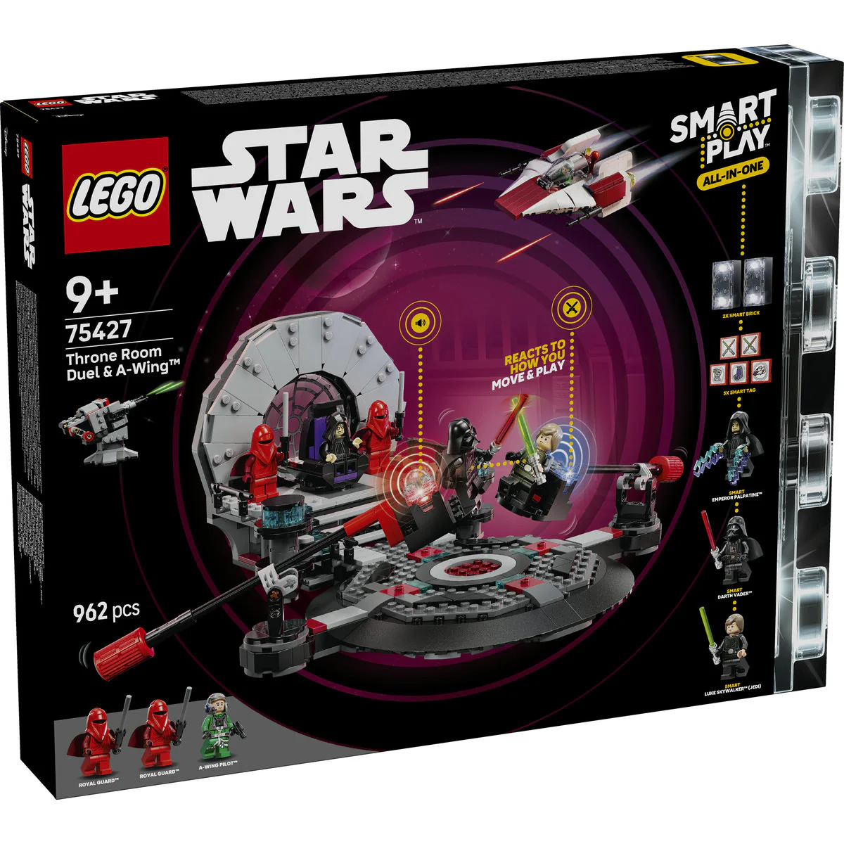 LEGO Star Wars SMART Play: Throne Room Duel & A-Wing 75427 - Image 3