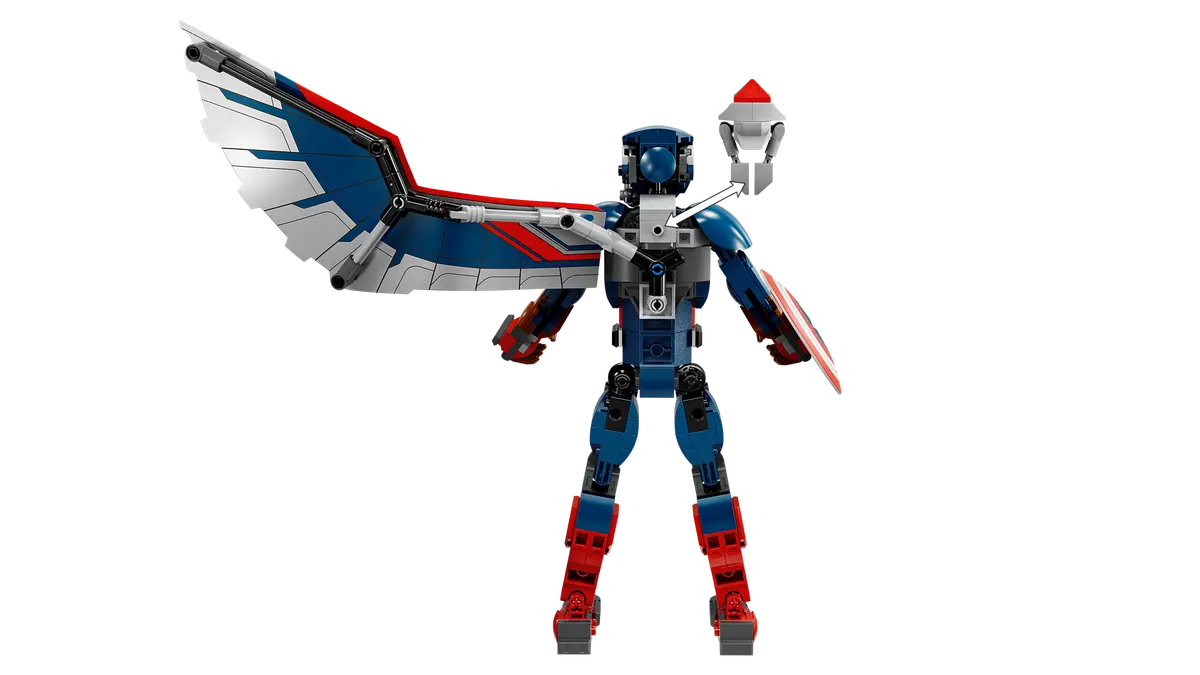 LEGO Super Heroes New Captain America Construction Figure 76296 - Image 4