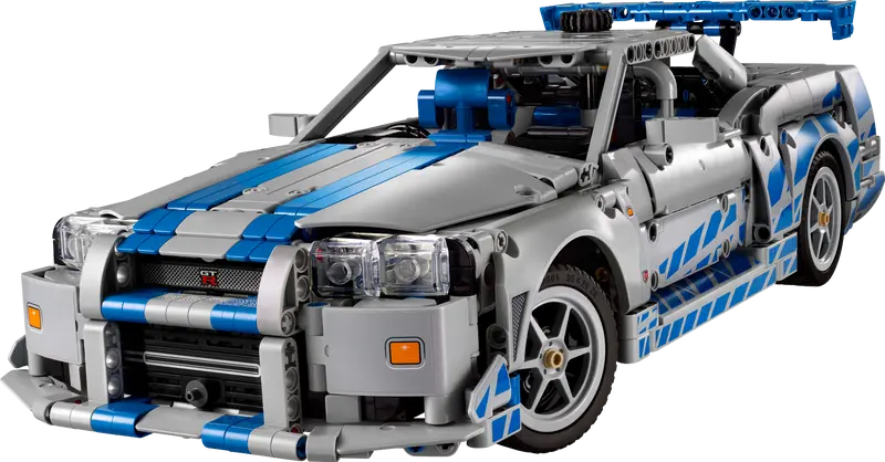 LEGO Technic 2 Fast 2 Furious Nissan Skyline GT-R (R34) Car 42210 - Image 2