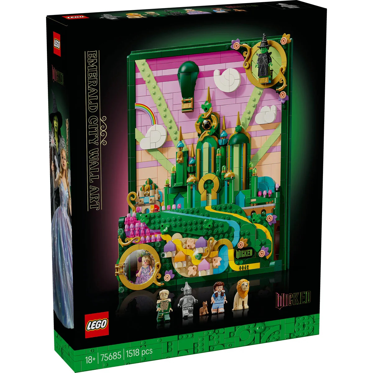 LEGO Wicked Emerald City Wall Art Building Set 75685 - Image 2