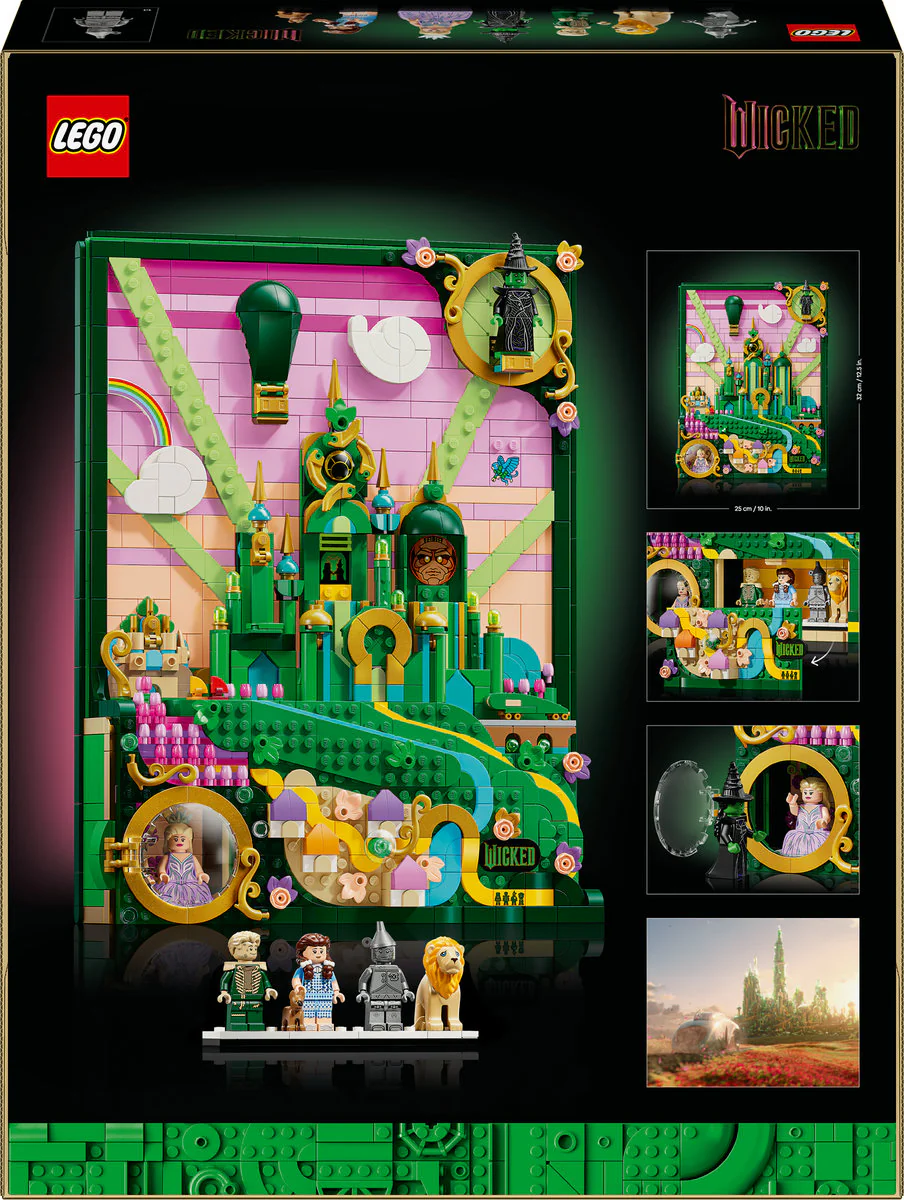 LEGO Wicked Emerald City Wall Art Building Set 75685 - Image 4