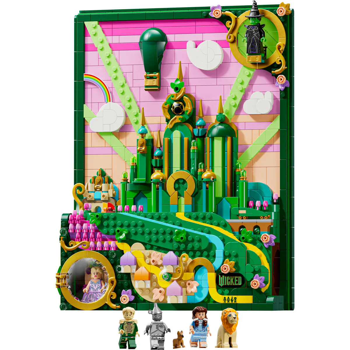 LEGO Wicked Emerald City Wall Art Building Set 75685 - Image 5