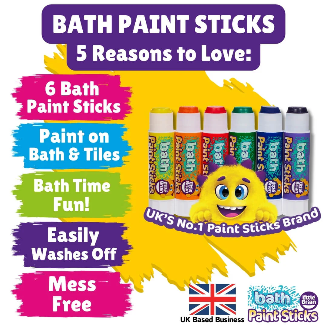 Little Brian Bath Paint Sticks - Image 2