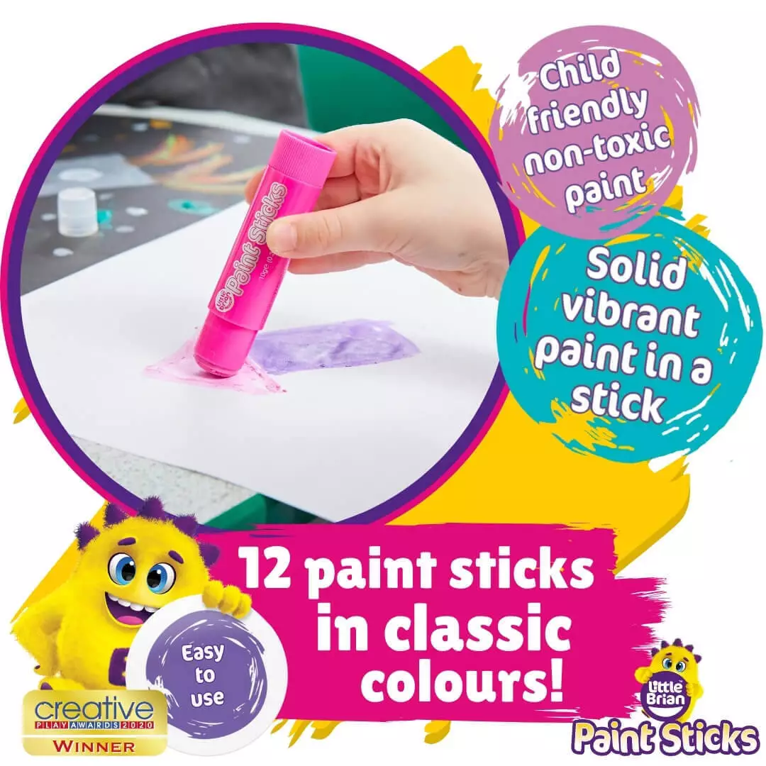 Little Brian Paint Sticks Classic Colours - Image 3