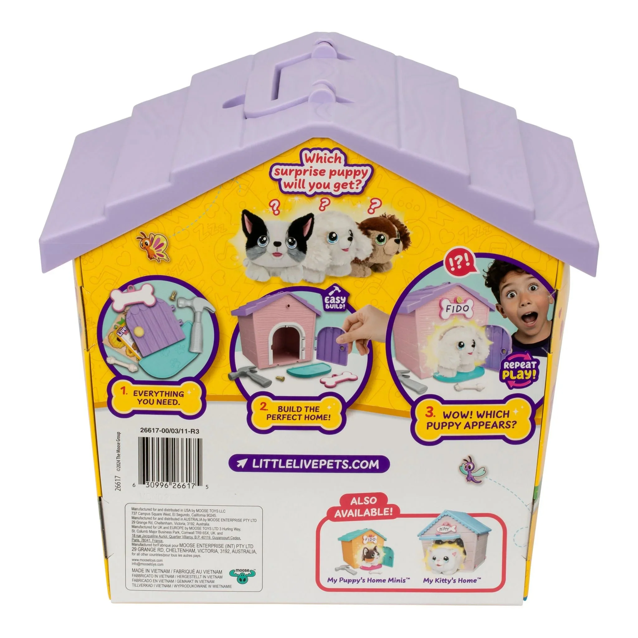 Little Live Pets My Puppys Home Mini Pink/Purple - Image 4