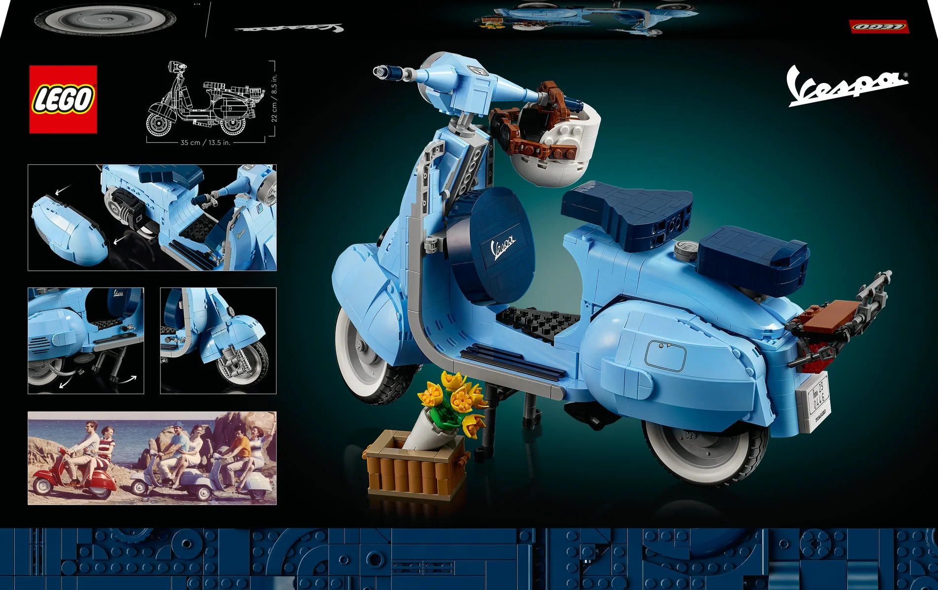 LEGO Icons Vespa 125 10298 - Image 3