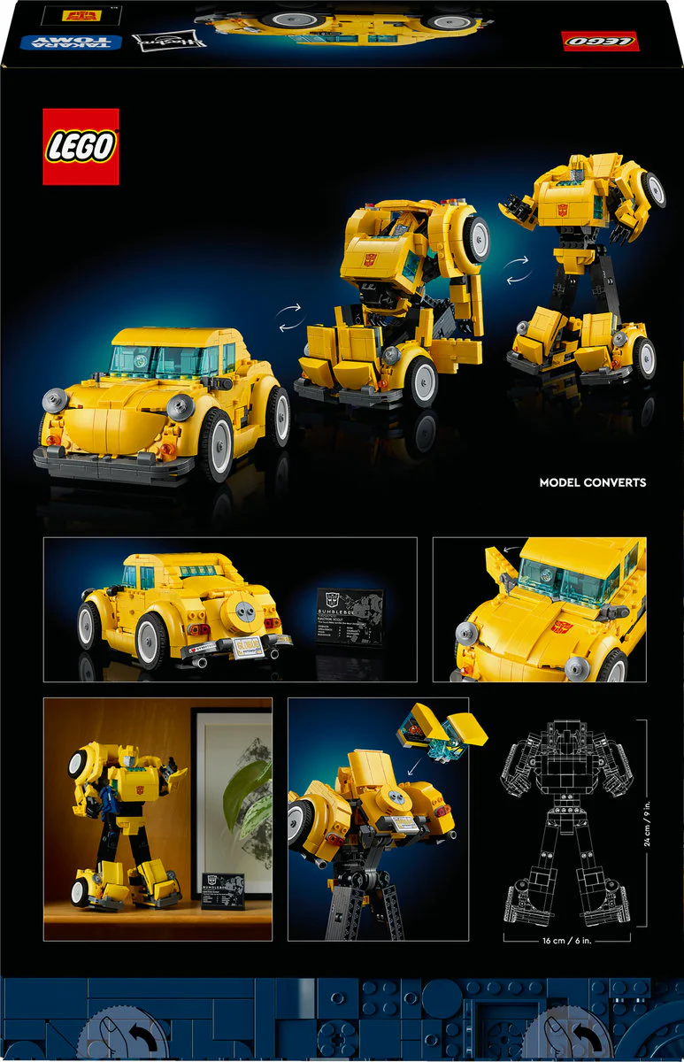 LEGO Icons Transformers Bumblebee Model Set 10338 - Image 3
