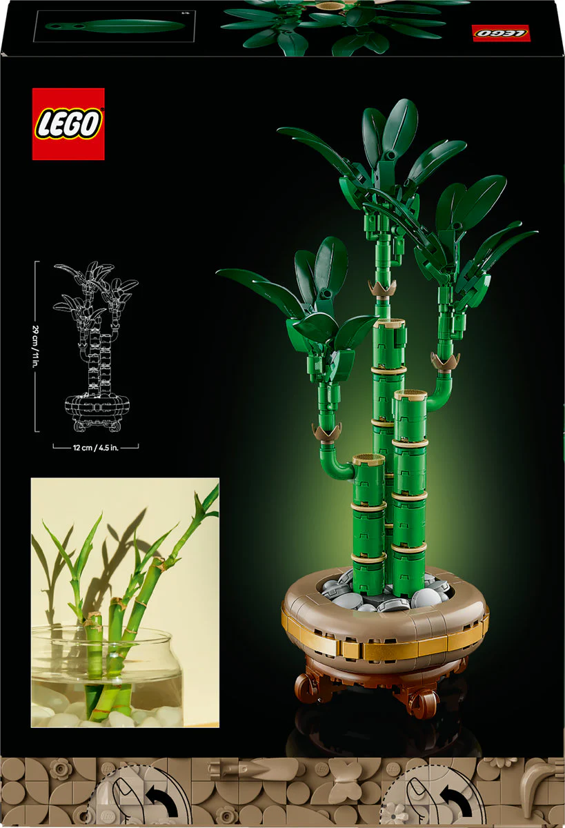 LEGO Botanicals Lucky Bamboo Faux Plant Set 10344 - Image 3