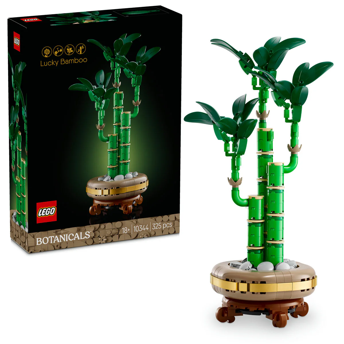 LEGO Botanicals Lucky Bamboo Faux Plant Set 10344 - Image 4