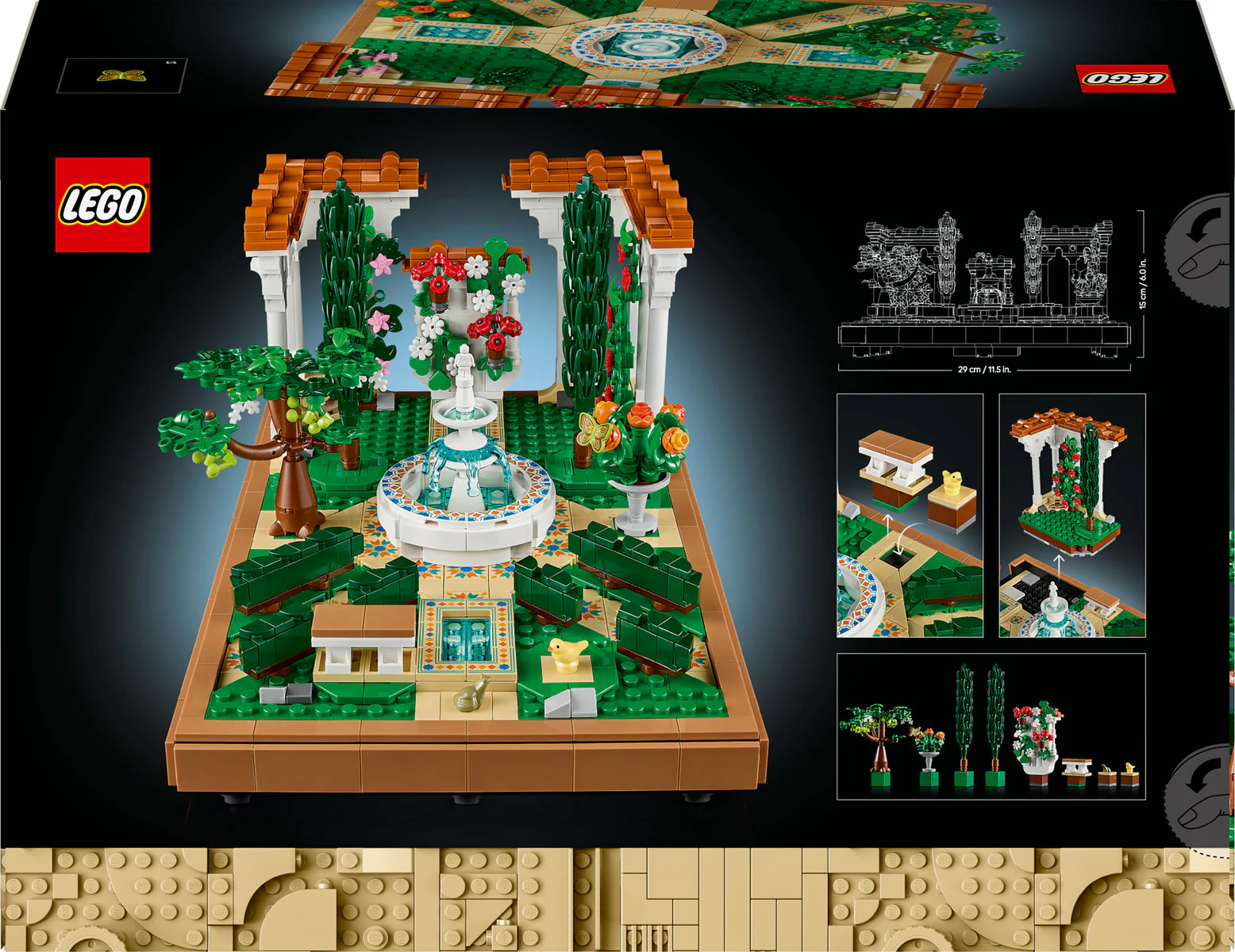 LEGO Fountain Garden 10359 - Image 3